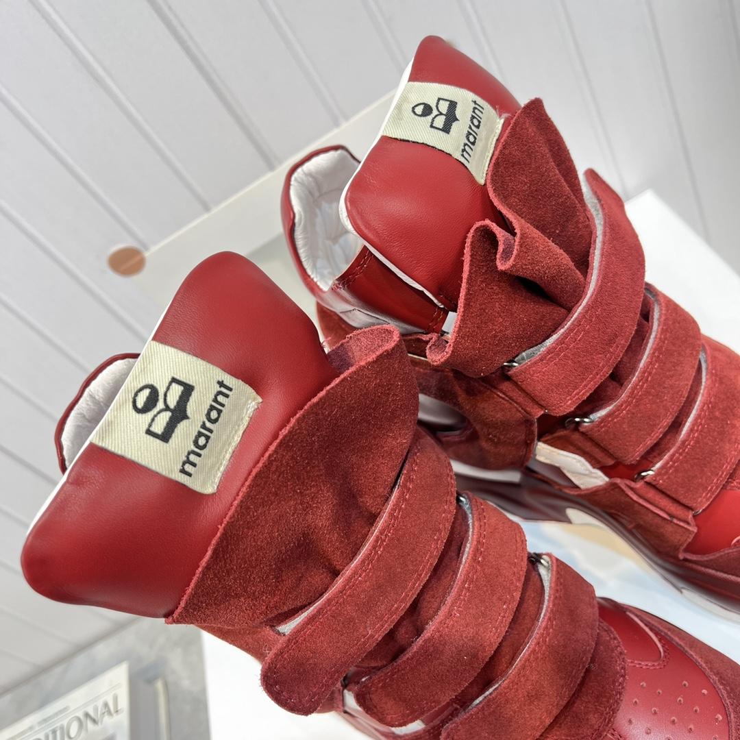 Isabel Marant Balskee High-Top Wedge Sneakers  - EUR FASHION