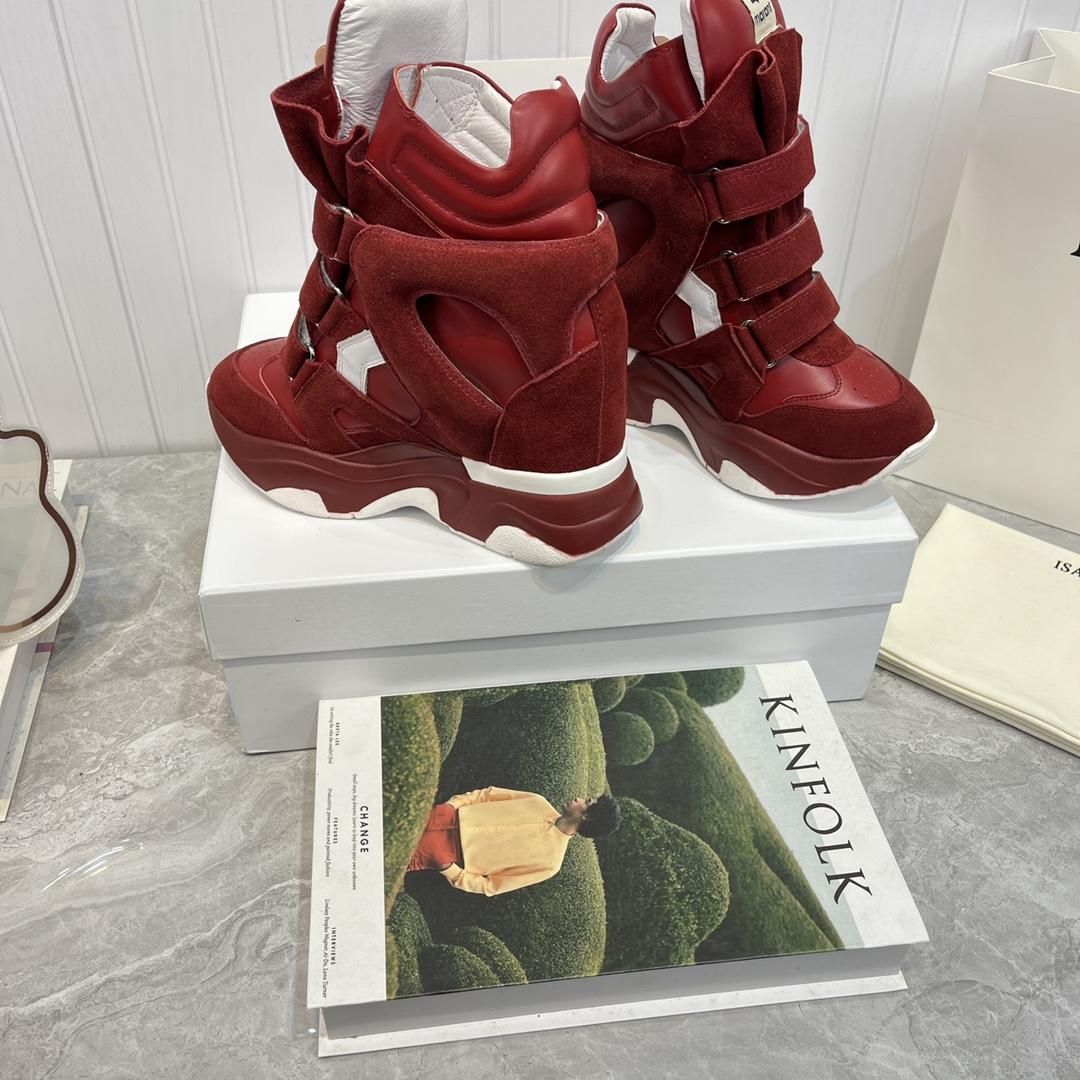 Isabel Marant Balskee High-Top Wedge Sneakers  - EUR FASHION