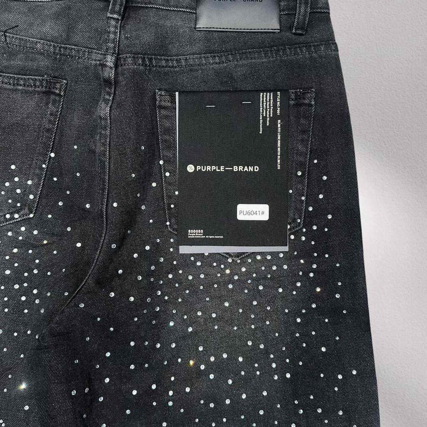 Purple-Brand Denim Shorts    6041 - EUR FASHION