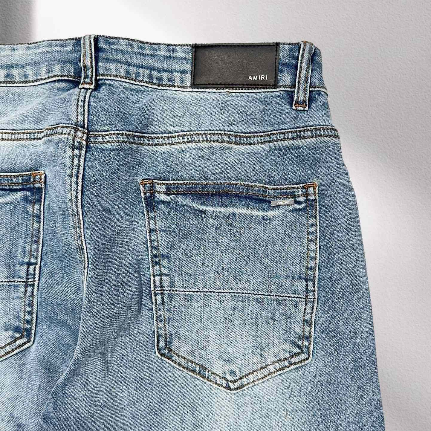 Amiri Denim Shorts     6046 - EUR FASHION