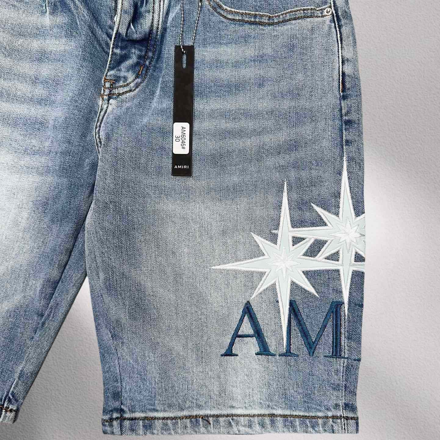 Amiri Denim Shorts     6046 - EUR FASHION