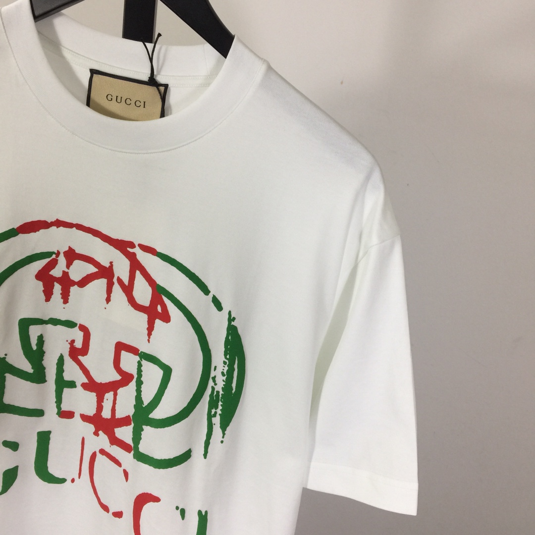 Gucci Printed Cotton Jersey T-shirt - EUR FASHION
