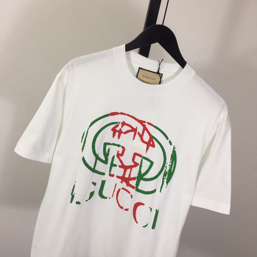 Gucci Printed Cotton Jersey T-shirt - EUR FASHION