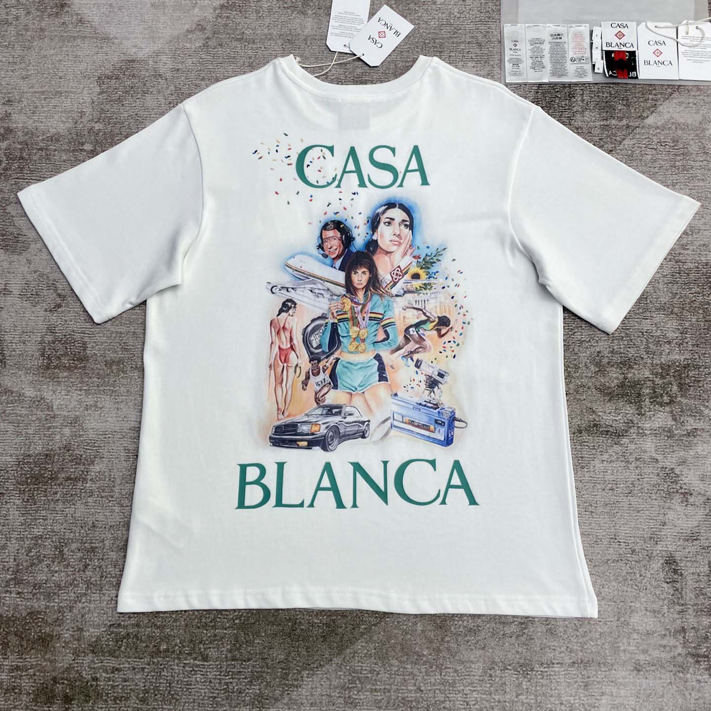 Casablanca printed T-shirt   C948 - EUR FASHION
