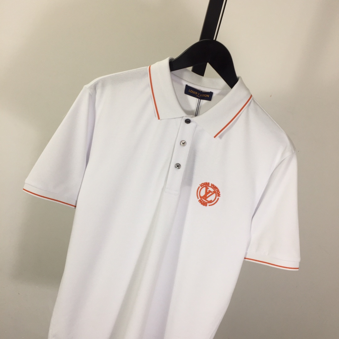 Louis Vuitton Short-Sleeved Cotton Polo Shirt    - EUR FASHION