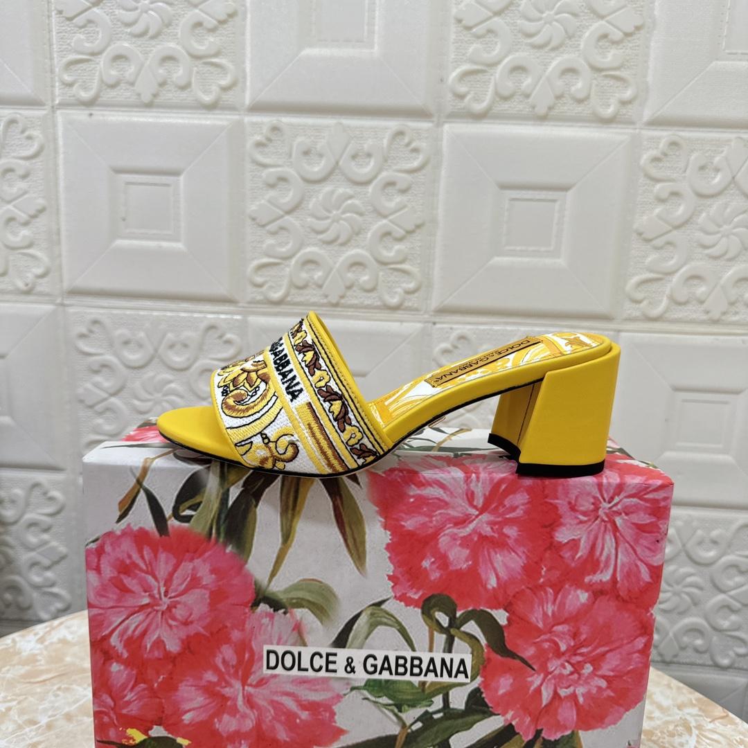 Dolce & Gabbana 65mm Majolica-embroidered Sandals  - EUR FASHION