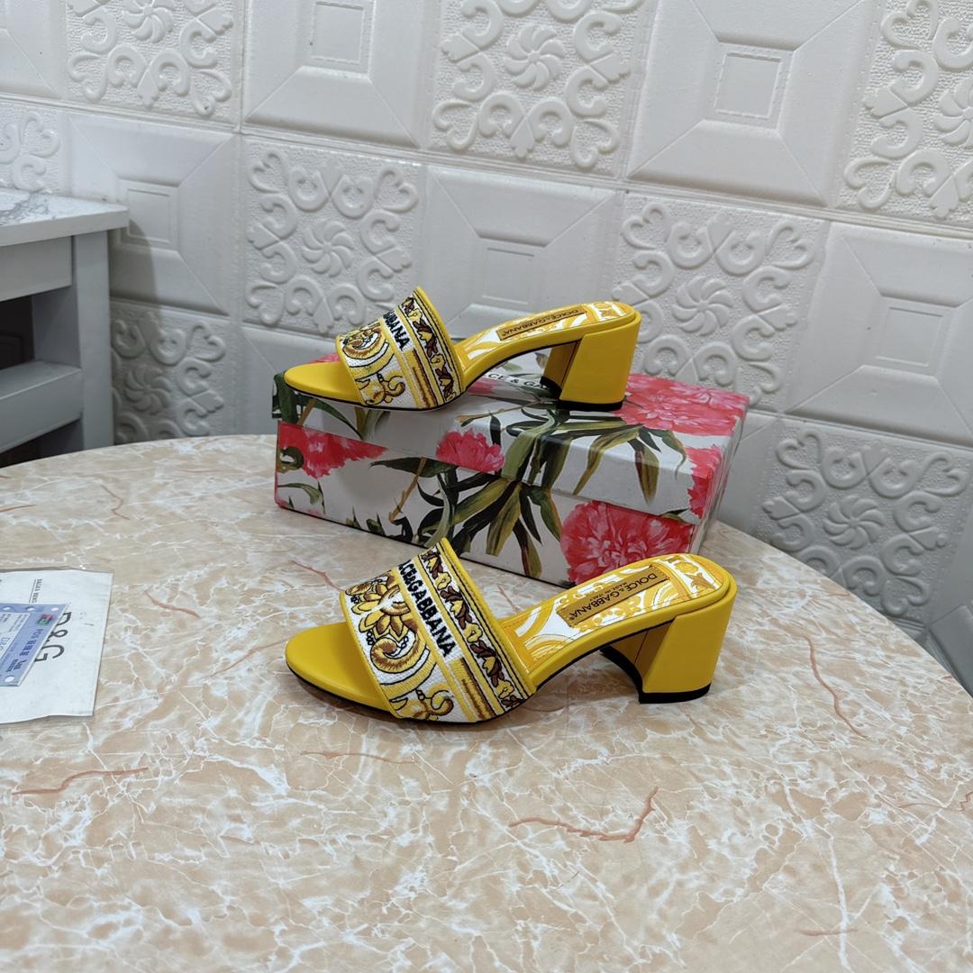 Dolce & Gabbana 65mm Majolica-embroidered Sandals  - EUR FASHION