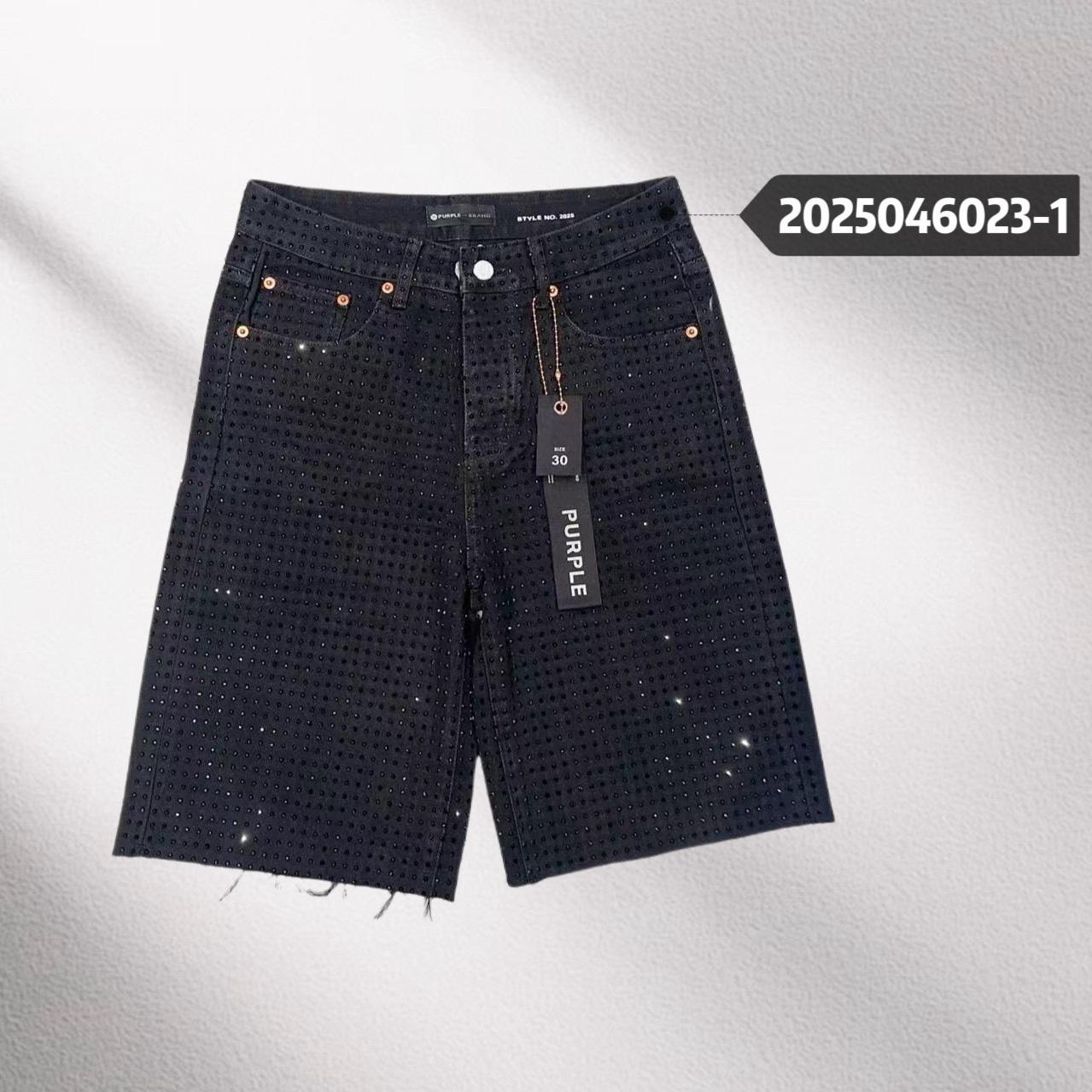 Purple-Brand Denim Shorts    6023-1 - EUR FASHION