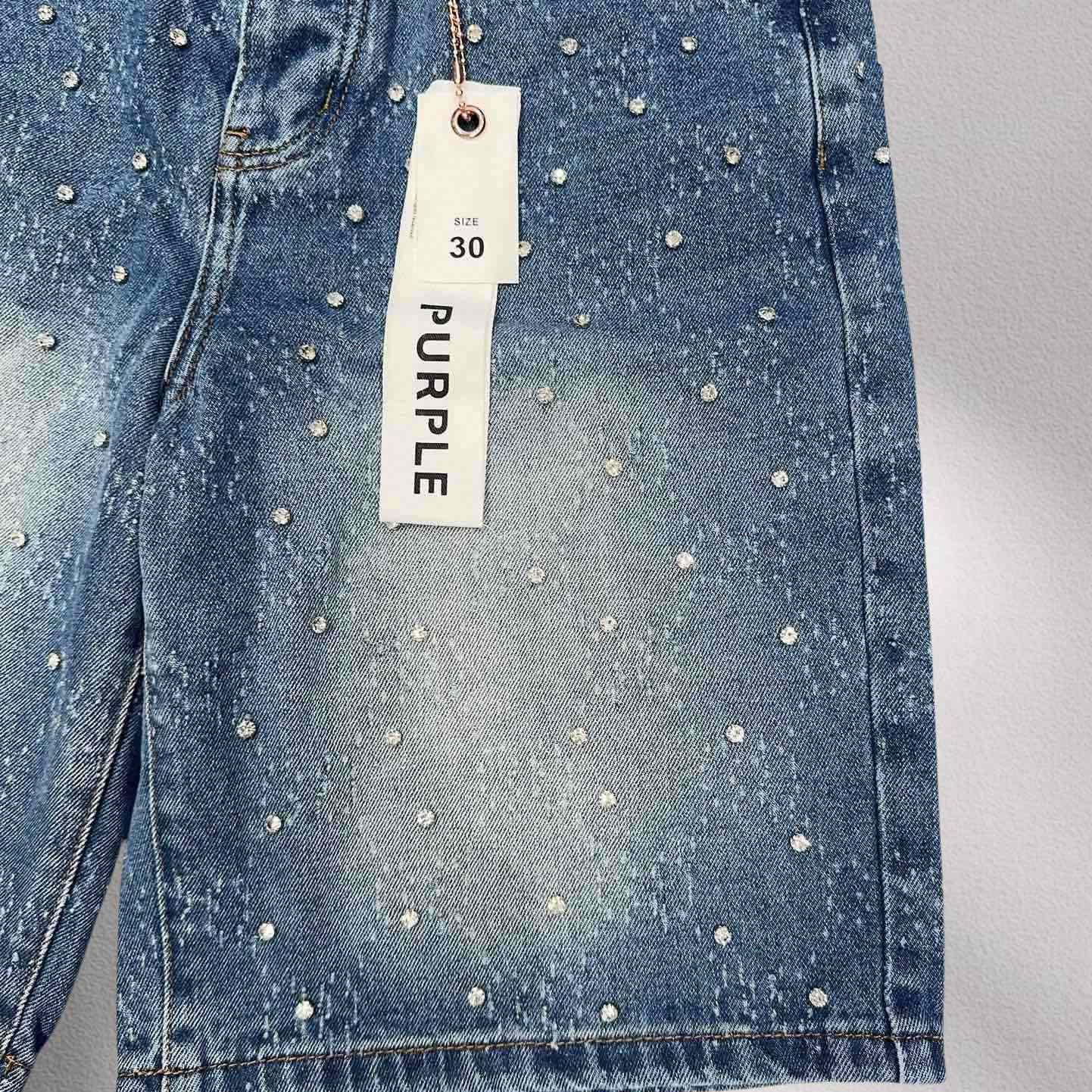Purple-Brand Denim Shorts    1366 - EUR FASHION