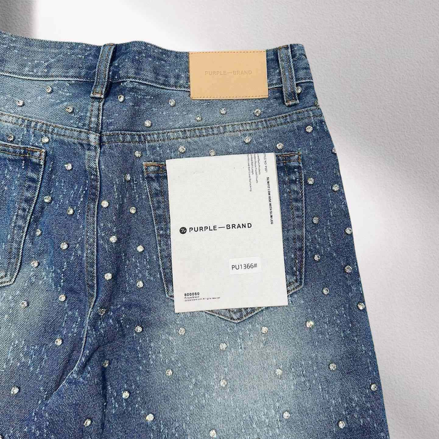 Purple-Brand Denim Shorts    1366 - EUR FASHION