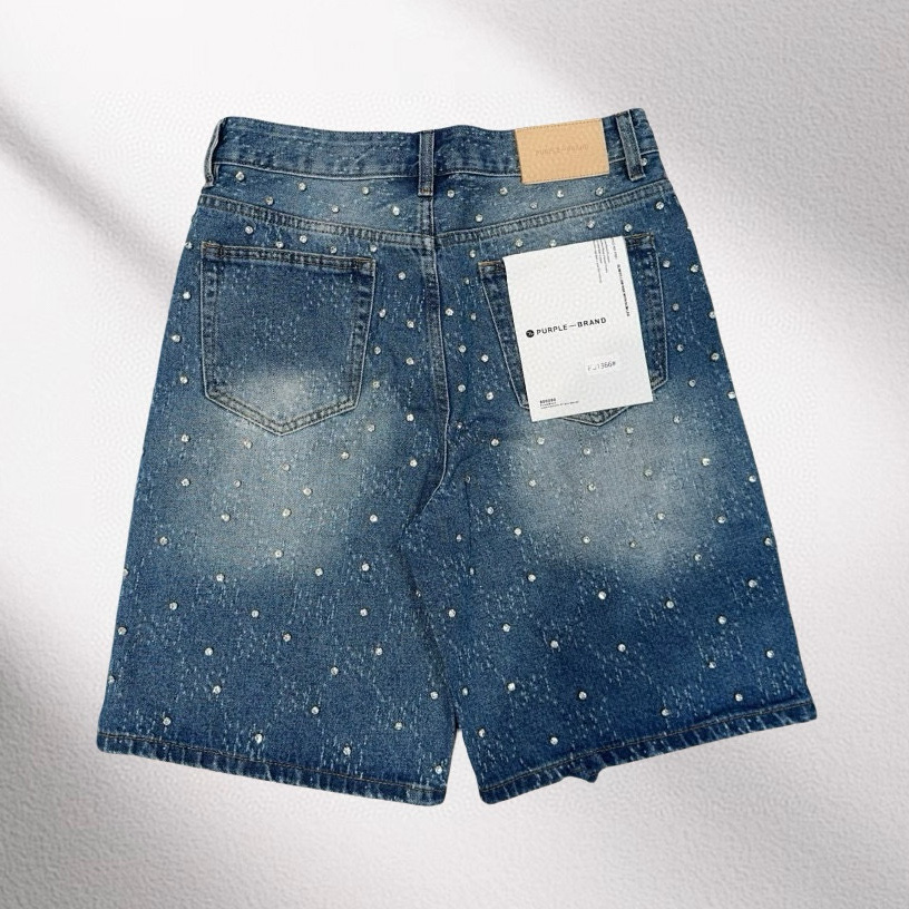 Purple-Brand Denim Shorts    1366 - EUR FASHION