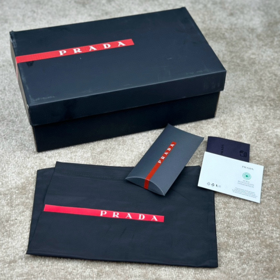 Prada Patent Leather And Technical fabric Prada America's Cup Sneakers - EUR FASHION