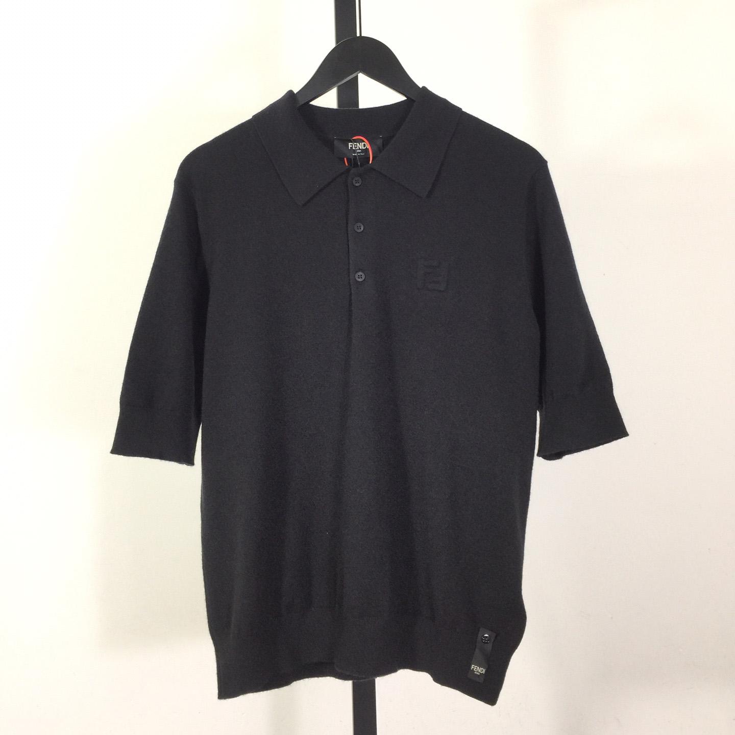 Fendi Embossing FF Short-Sleeved Polo Shirt - EUR FASHION