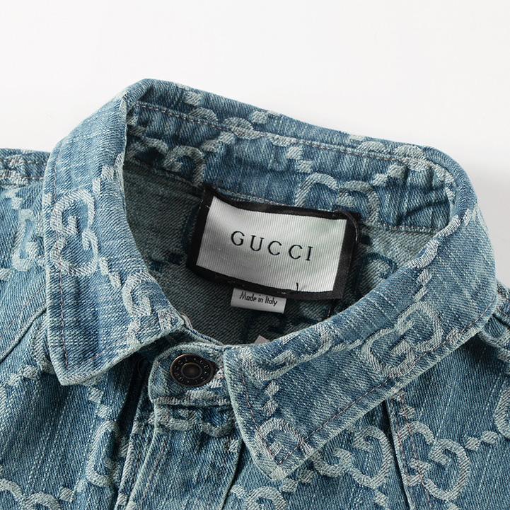 Gucci GG Monogram Denim Shirt - EUR FASHION