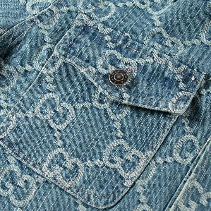 Gucci GG Monogram Denim Shirt - EUR FASHION