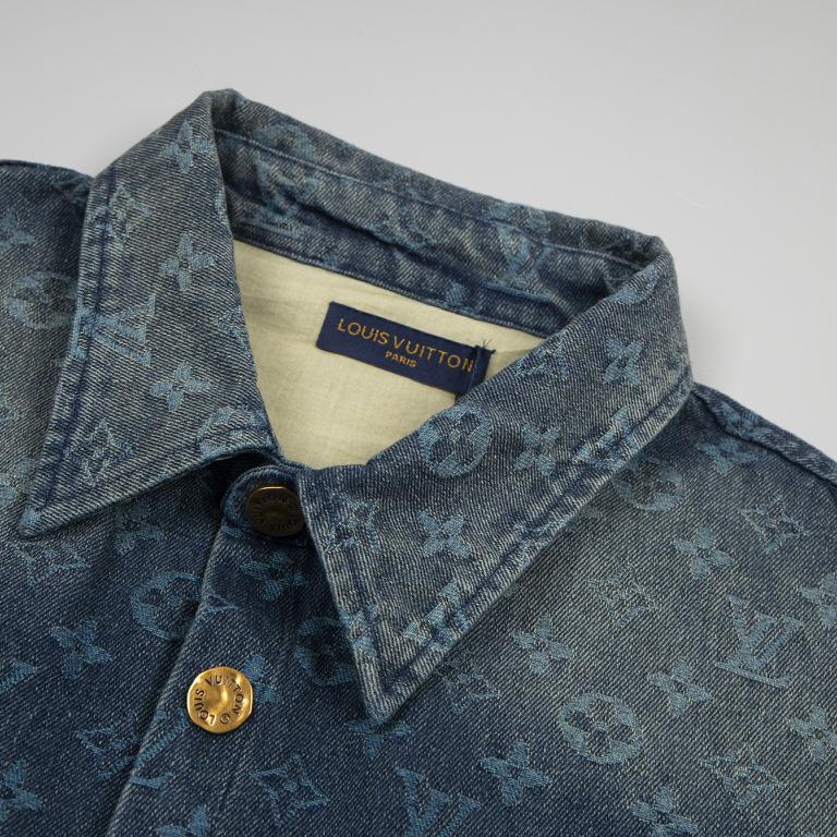 Louis Vuitton Rainbow Monogram Short-Sleeved Denim Shirt - EUR FASHION