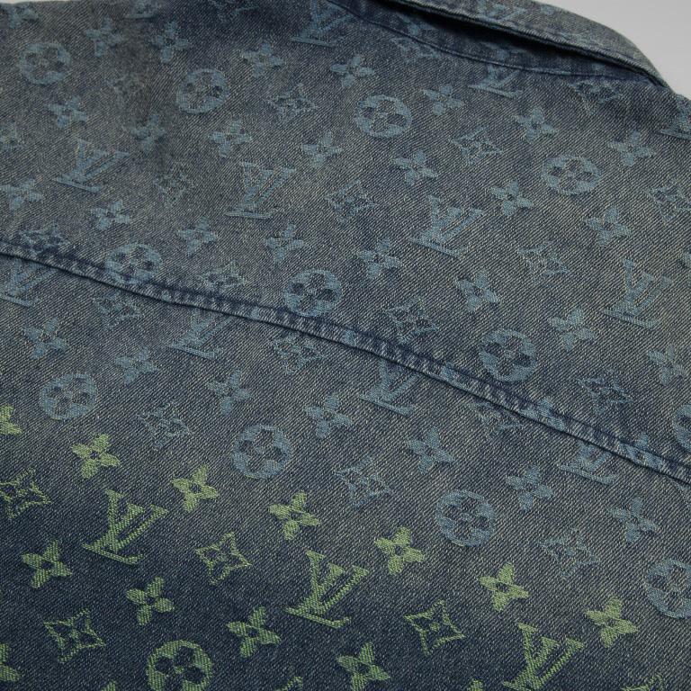 Louis Vuitton Rainbow Monogram Short-Sleeved Denim Shirt - EUR FASHION