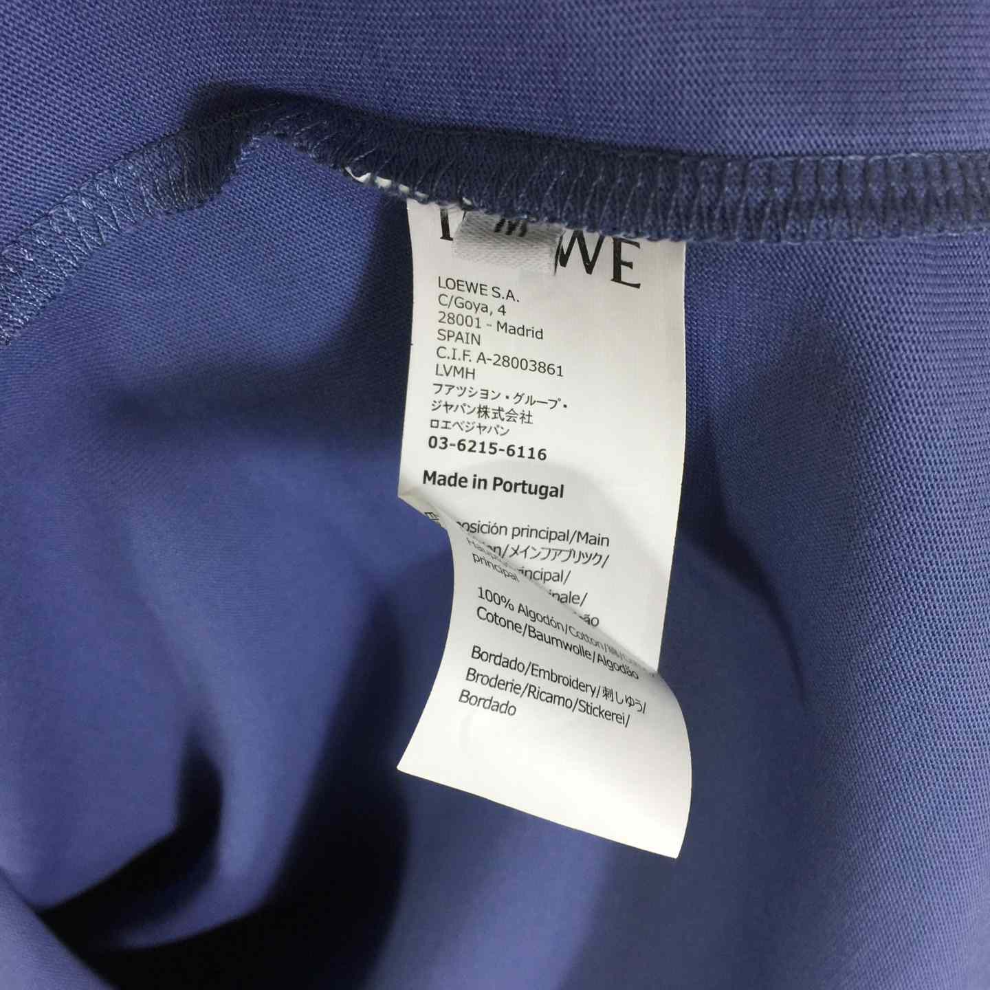 Loewe Loose Fit T-shirt In Cotton - EUR FASHION