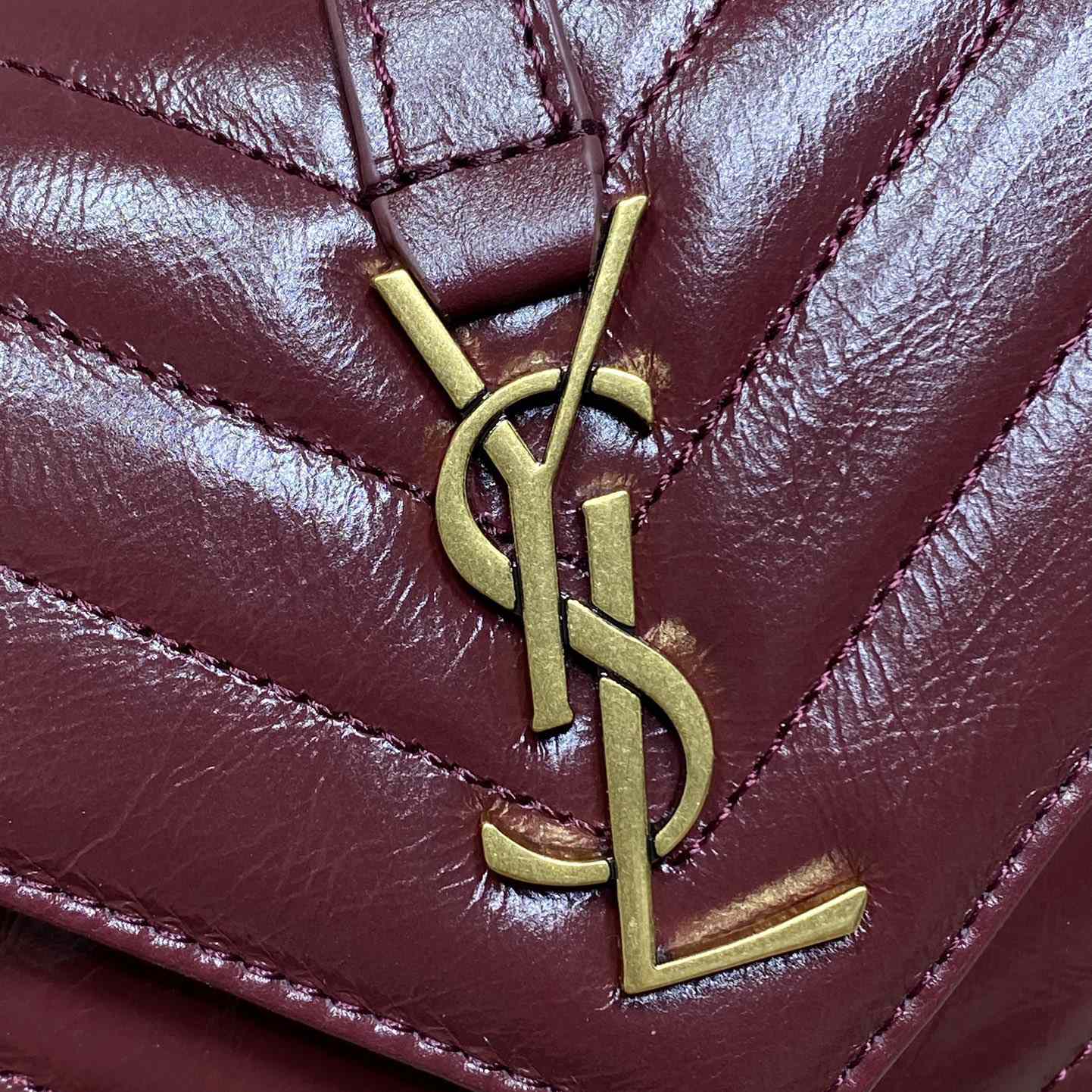 Saint Laurent College Mini In Shiny Leather - EUR FASHION