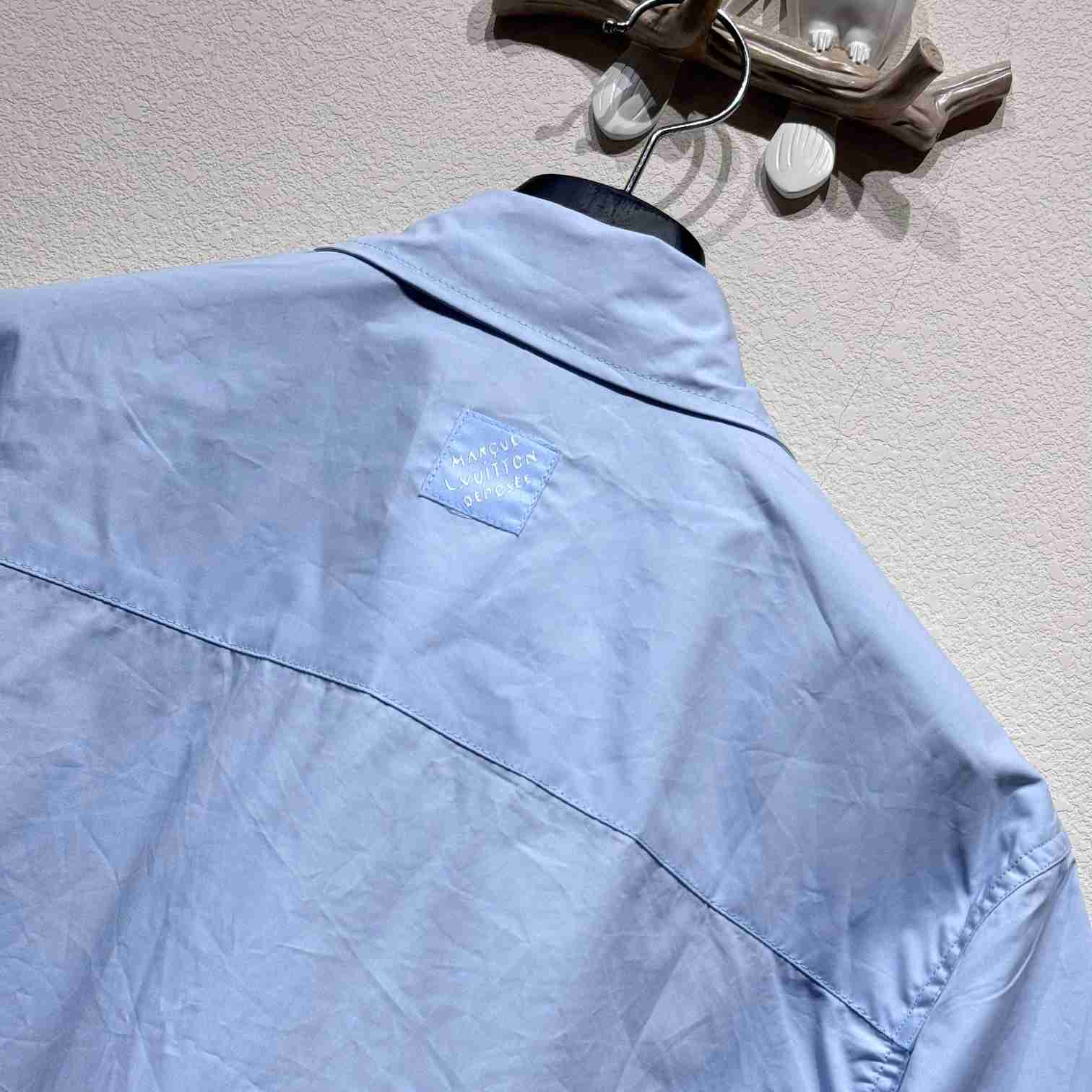 Louis Vuitton Monogram Flowers Embroidered Short-Sleeved Shirt  1AGTPB - EUR FASHION