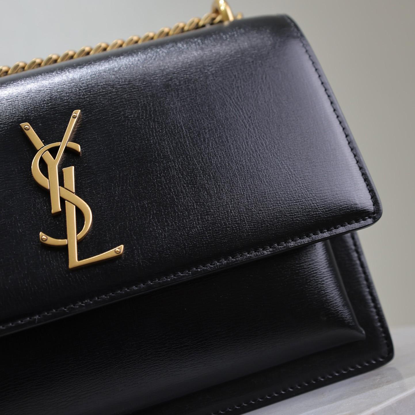 Saint Laurent Women Sunset Medium Leather Shoulder Bag （22x8x16 cm） - EUR FASHION