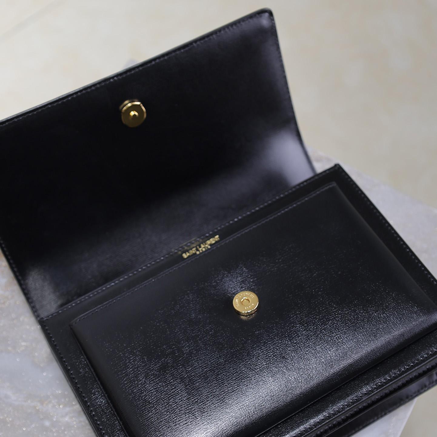 Saint Laurent Women Sunset Medium Leather Shoulder Bag （22x8x16 cm） - EUR FASHION