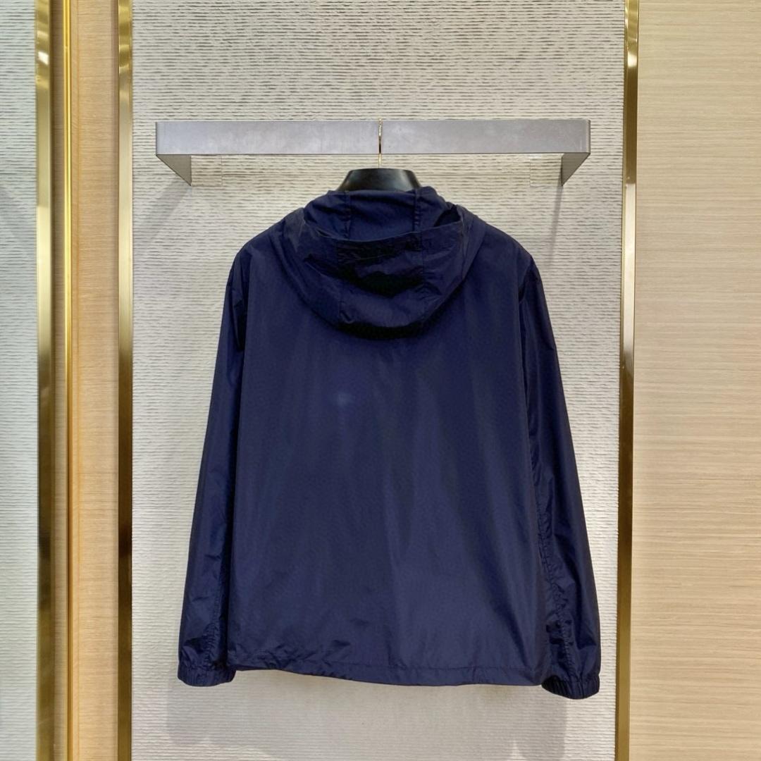 Fendi Blue Technical Fabric Blouson - EUR FASHION