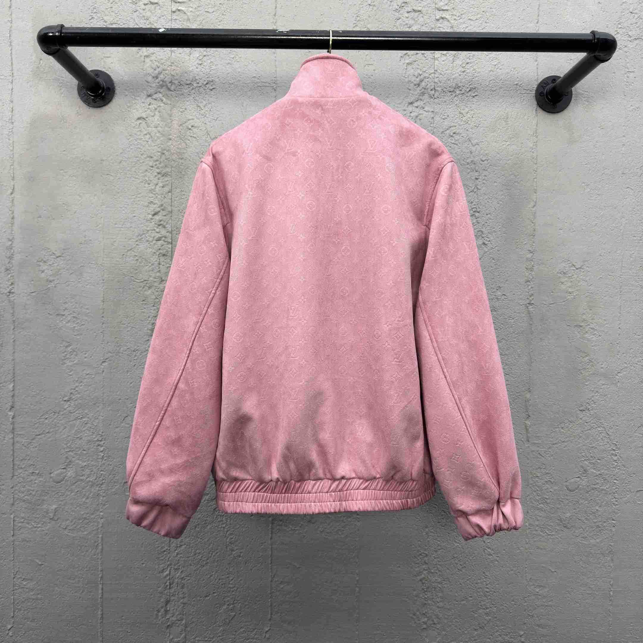 Louis Vuitton Monogram Debossed Leather Tracksuit Jacket   1AHBU4 - EUR FASHION