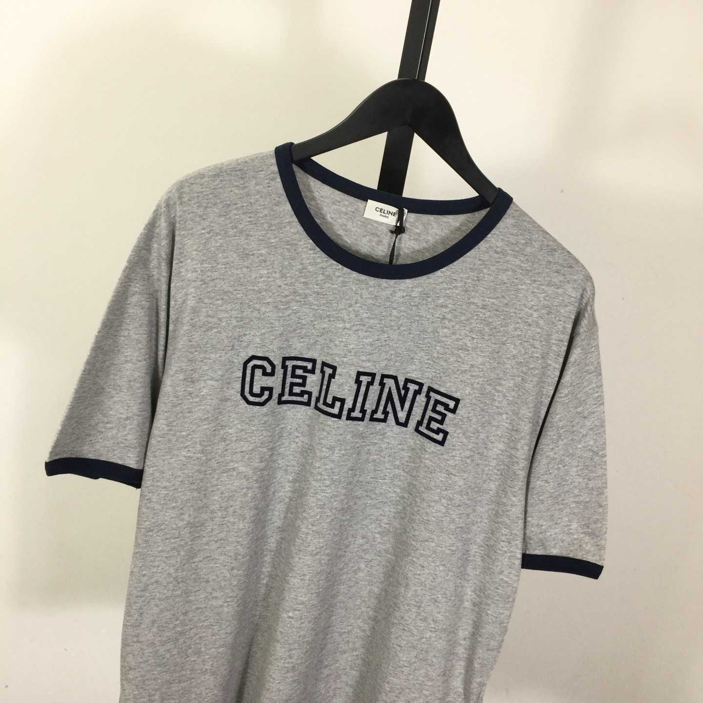 Celine Loose Triomphe T-shirt In Cotton Jersey - EUR FASHION