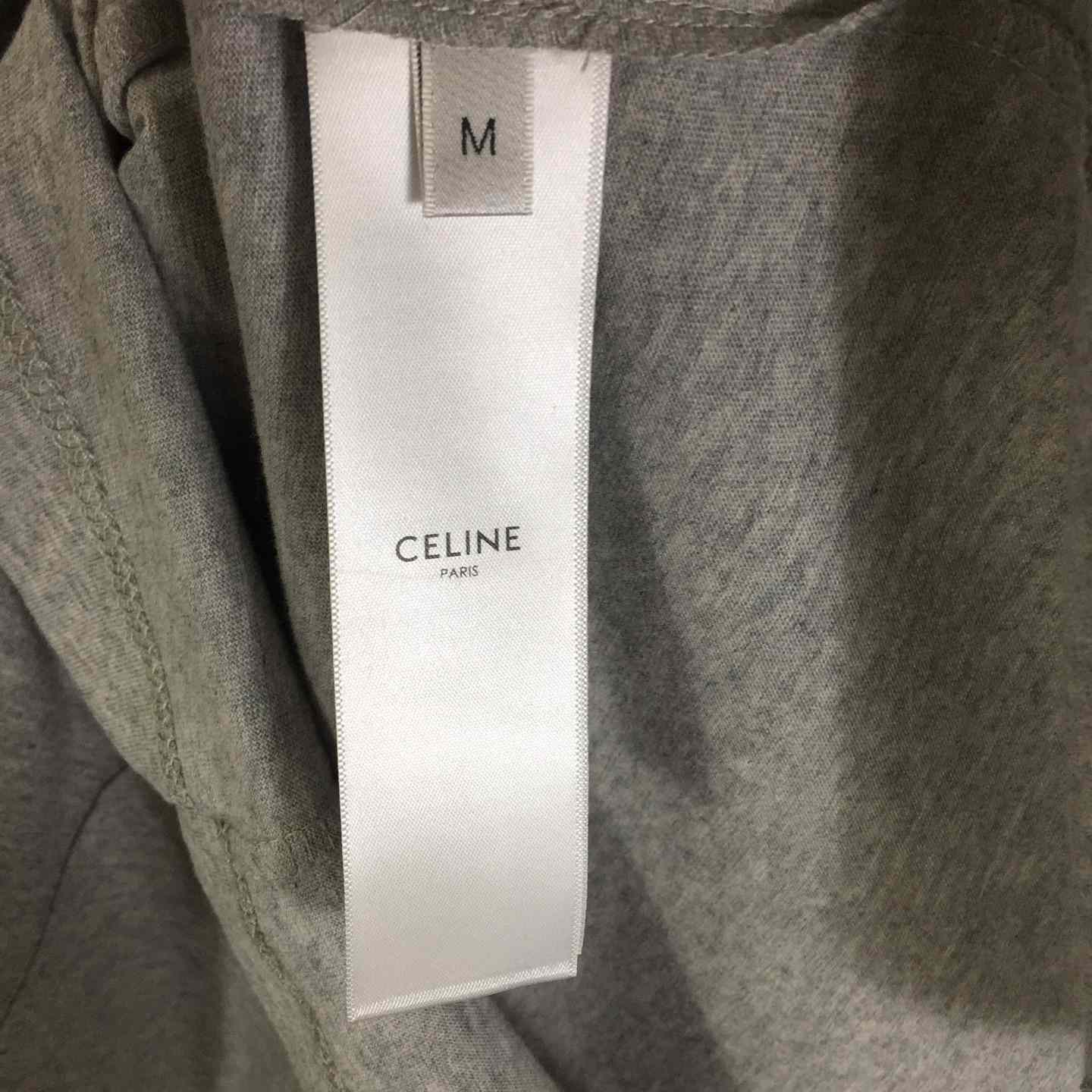 Celine Loose Triomphe T-shirt In Cotton Jersey - EUR FASHION
