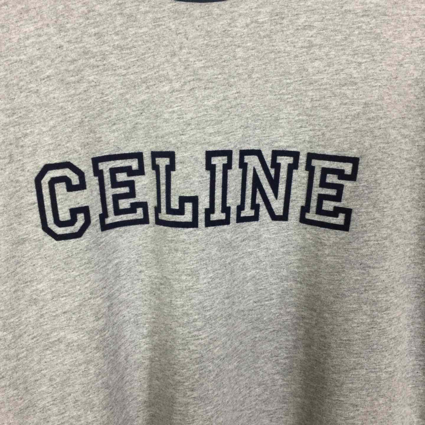 Celine Loose Triomphe T-shirt In Cotton Jersey - EUR FASHION