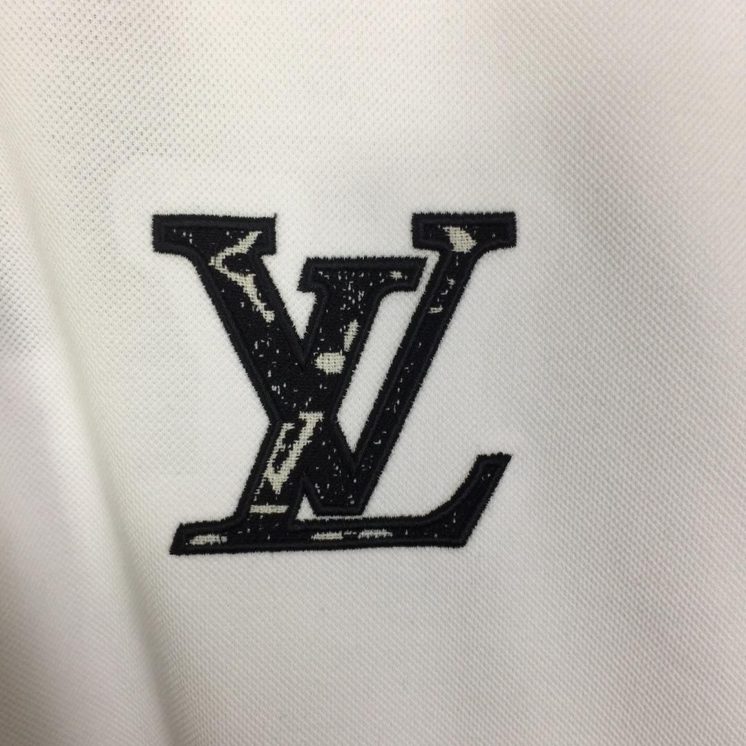 Louis Vuitton Short-Sleeved Cotton Polo Shirt    - EUR FASHION