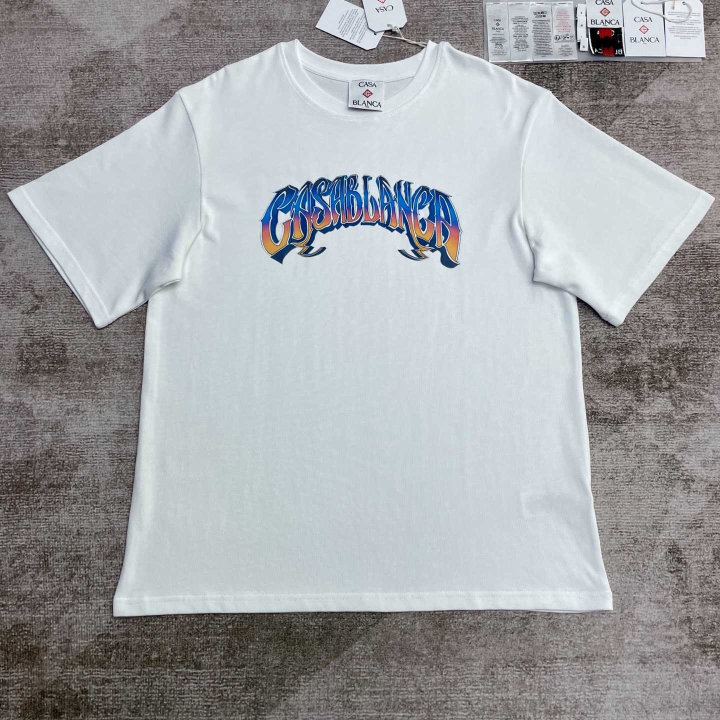 Casablanca Faded-logo T-shirt  C988 - EUR FASHION