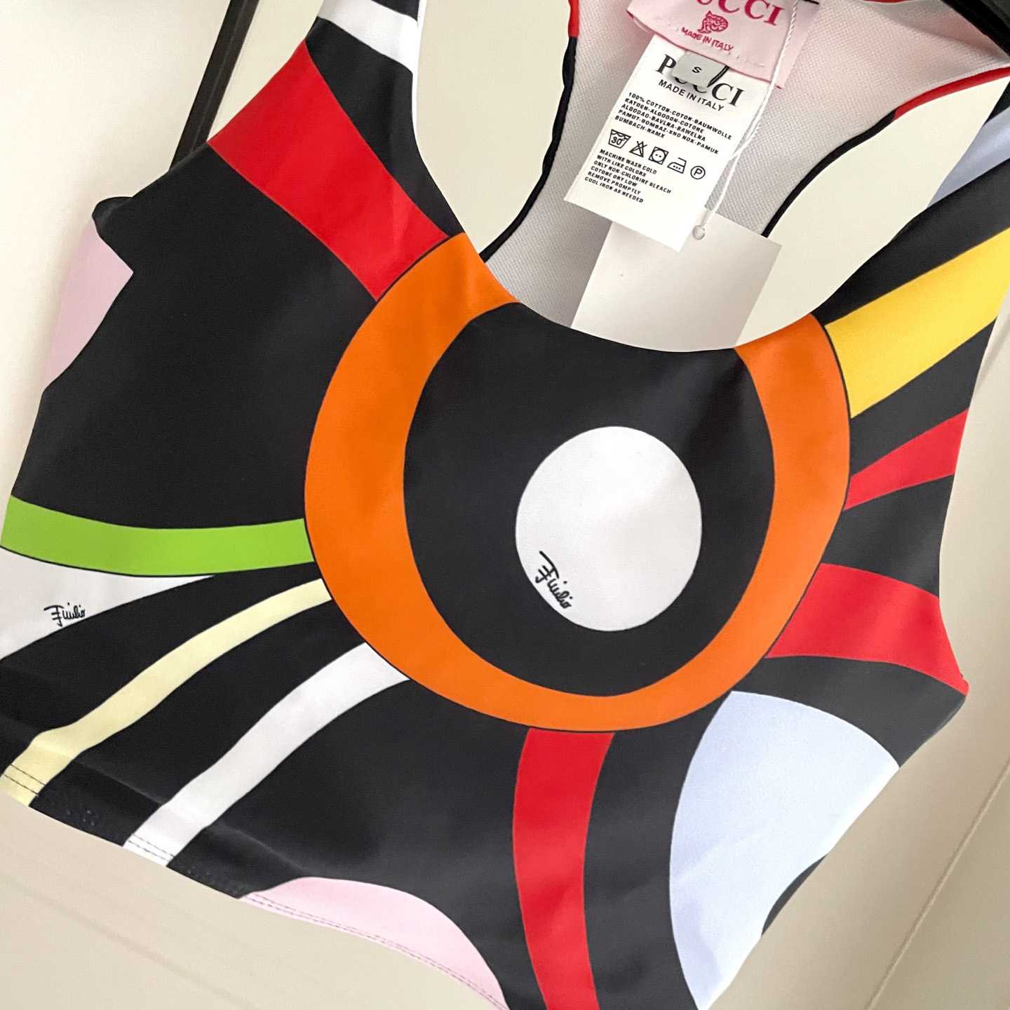 Pucci Iride-Print Crop Top And Leggings - EUR FASHION