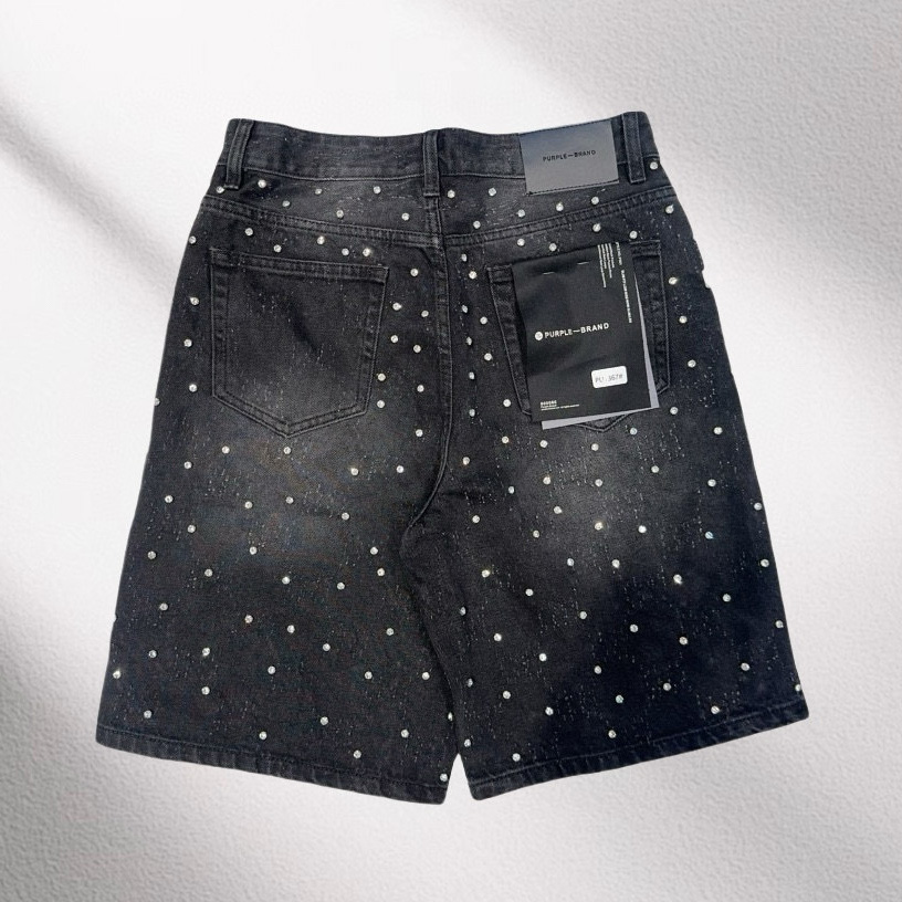 Purple-Brand Denim Shorts    1367 - EUR FASHION