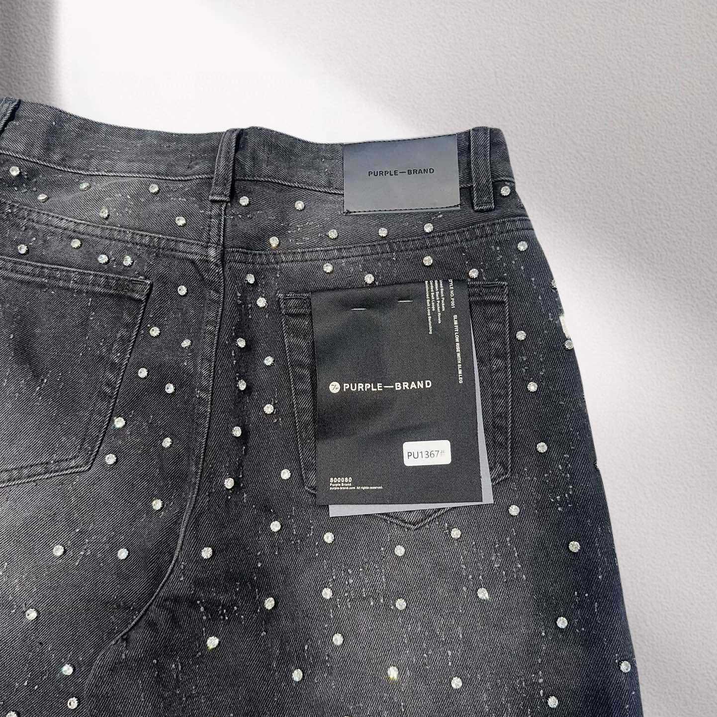 Purple-Brand Denim Shorts    1367 - EUR FASHION