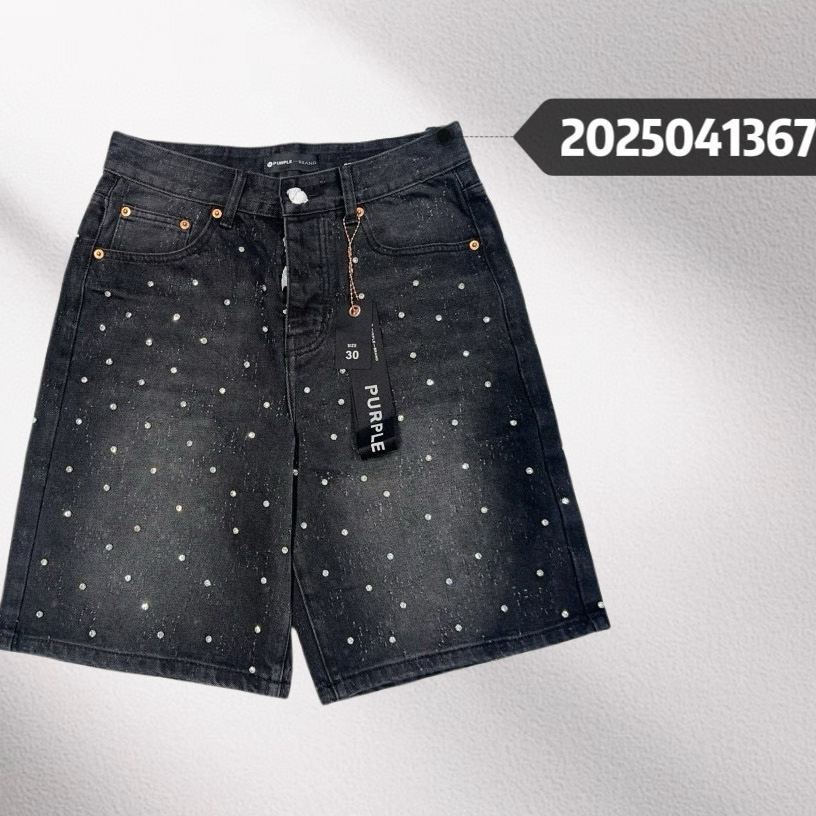 Purple-Brand Denim Shorts    1367 - EUR FASHION