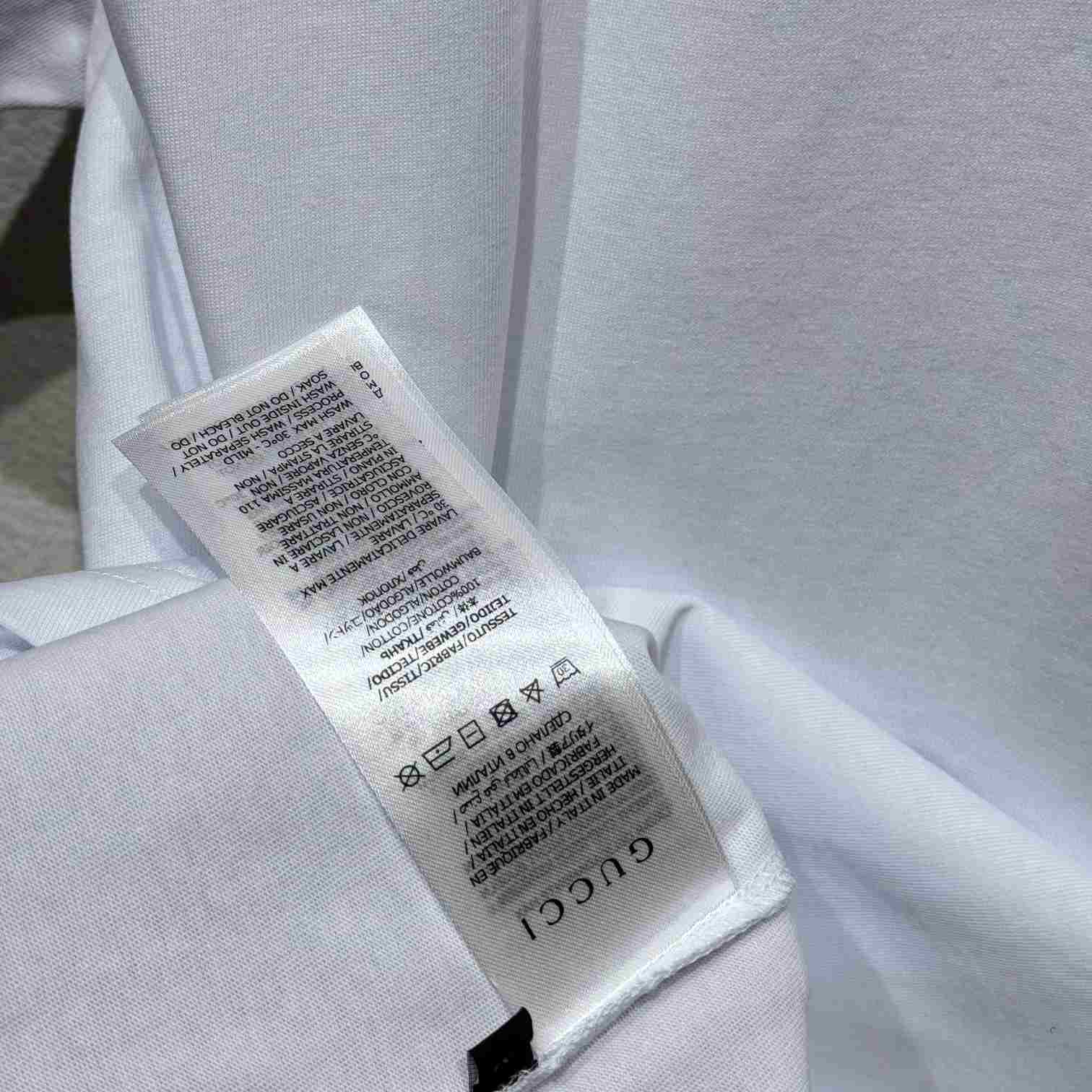 Gucci Cotton Jersey T-shirt With Embroidery  - EUR FASHION