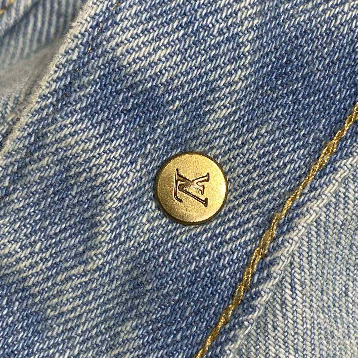 Louis Vuitton Damier Denim Trucker Jacket    1AHBE2 - EUR FASHION