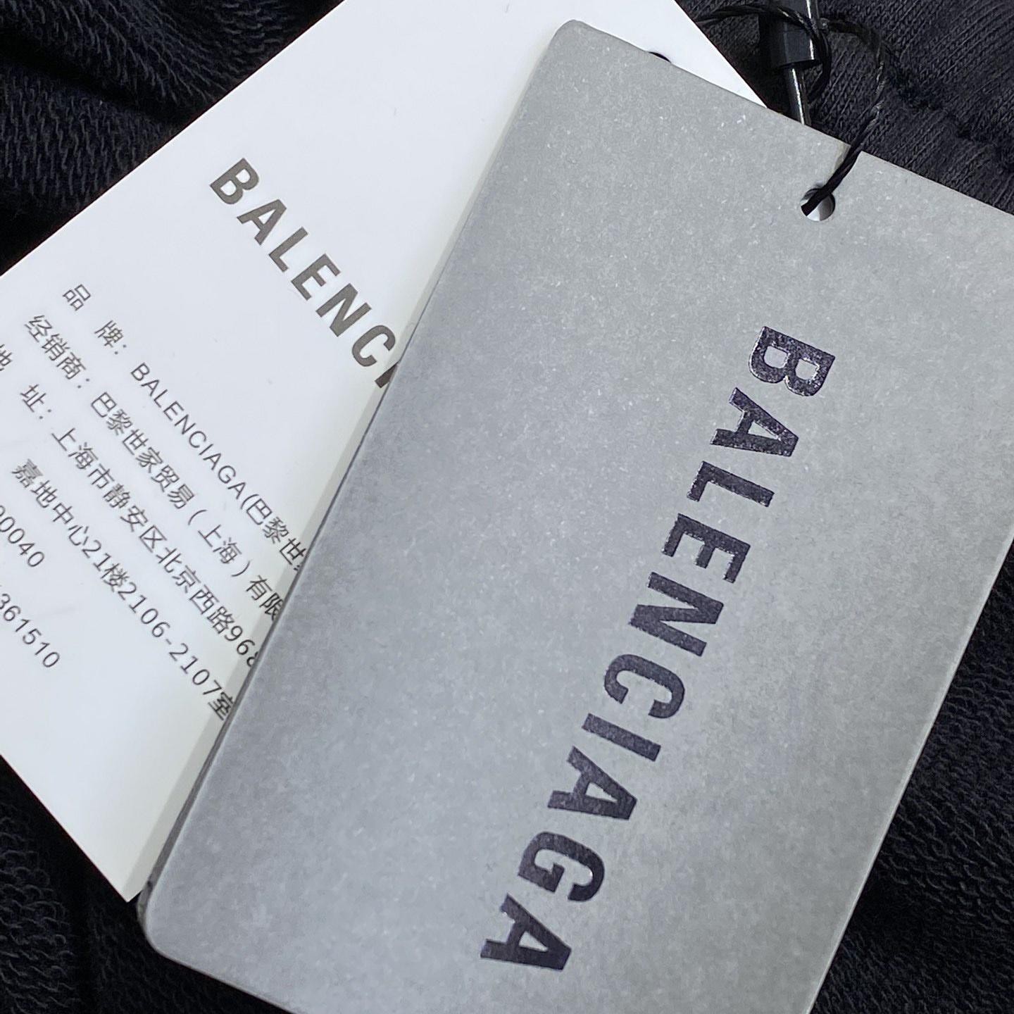 Balenciaga Taped Balenciaga Back Shorts In Faded Black - EUR FASHION