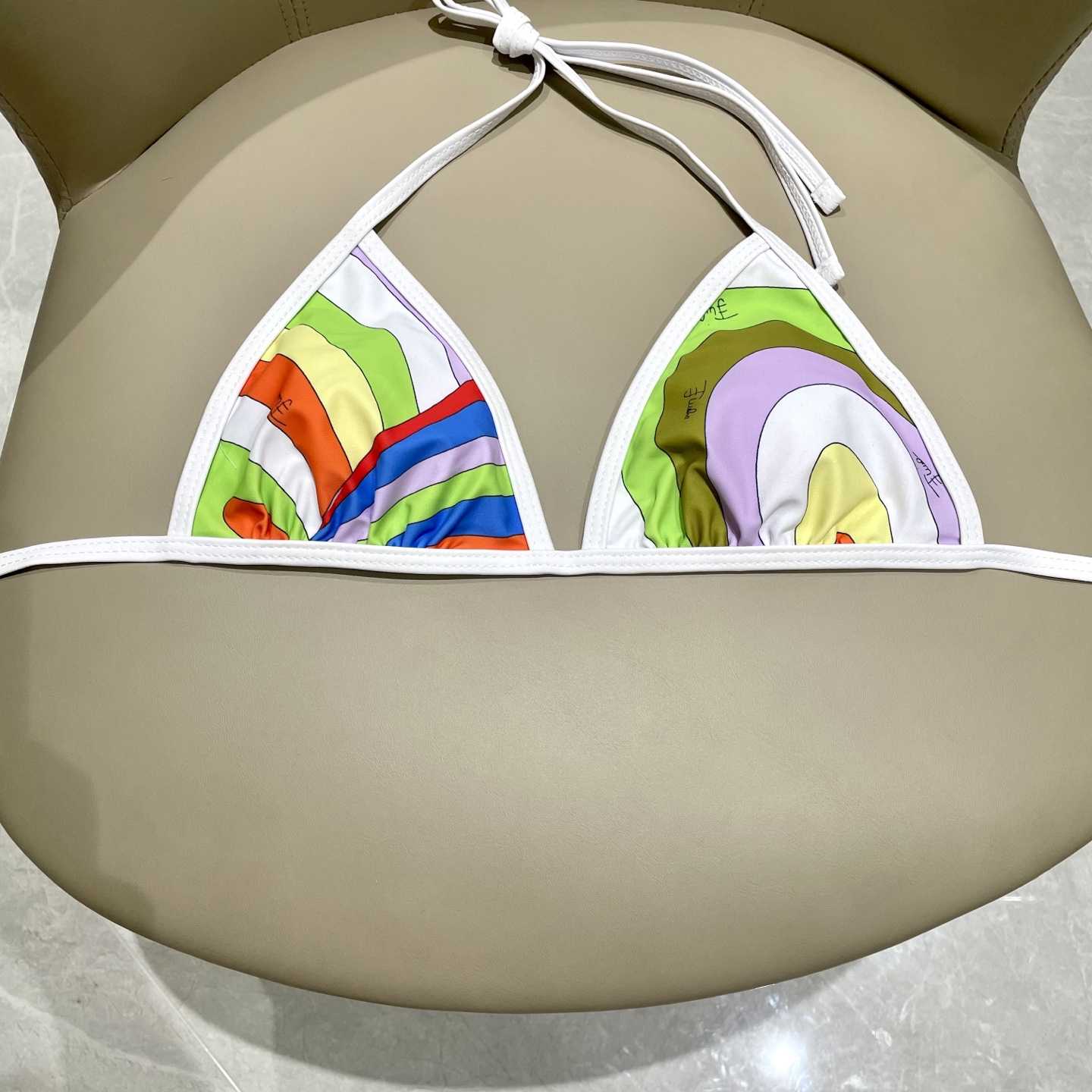 Pucci Iride-Print Bikini Top And Bikini Briefs - EUR FASHION
