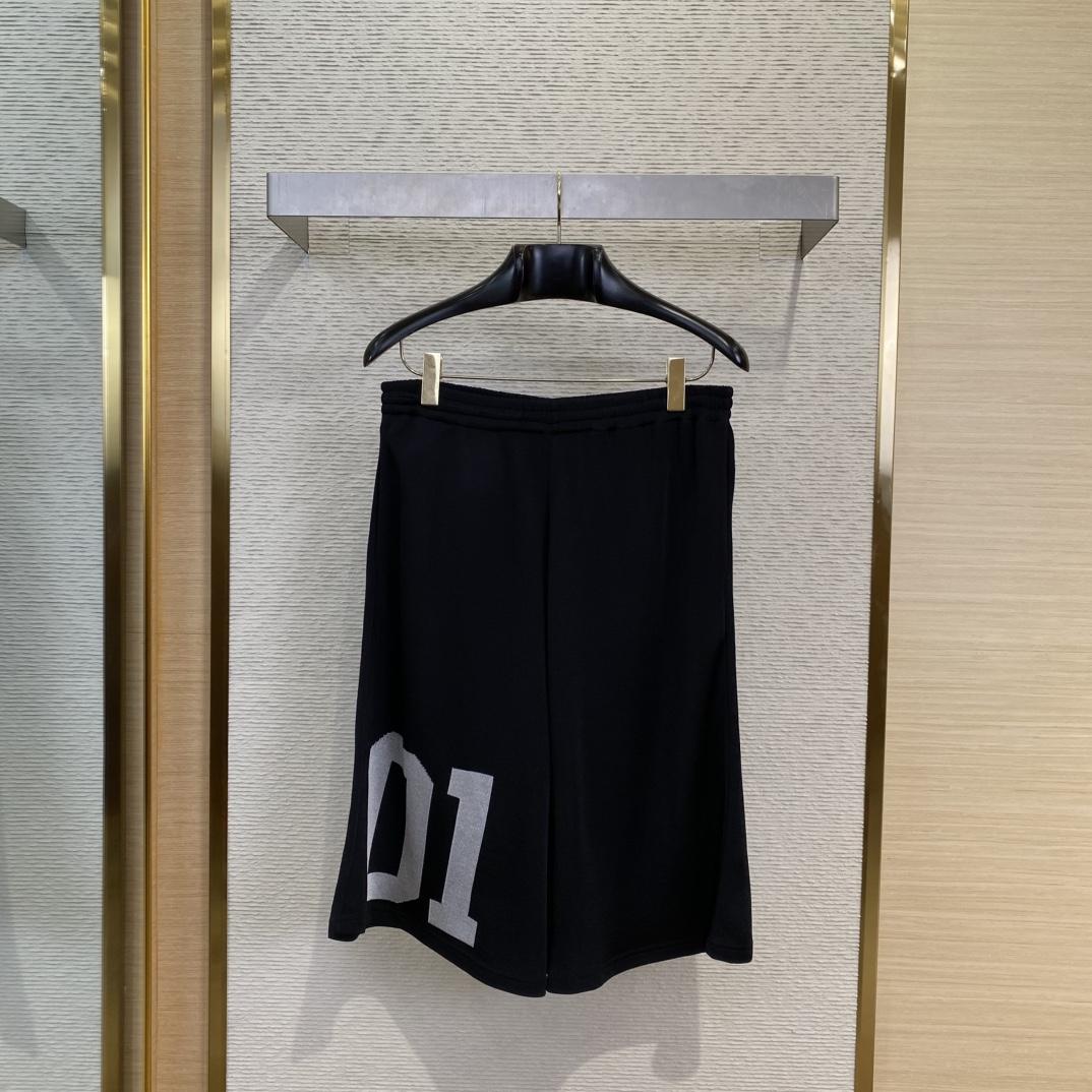 Balenciaga Basketball Series - Shorts In Black And White - EUR FASHION