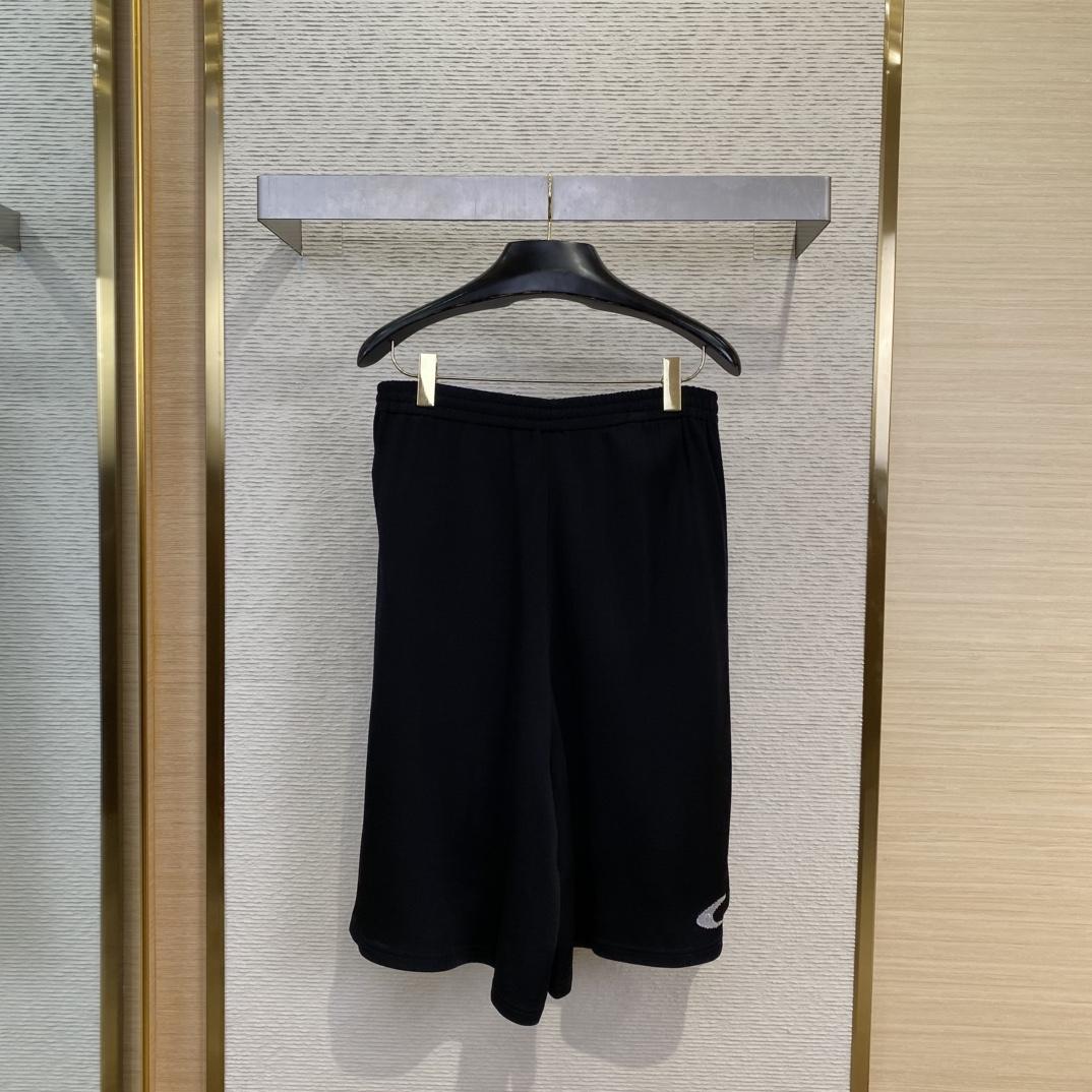 Balenciaga Basketball Series - Shorts In Black And White - EUR FASHION