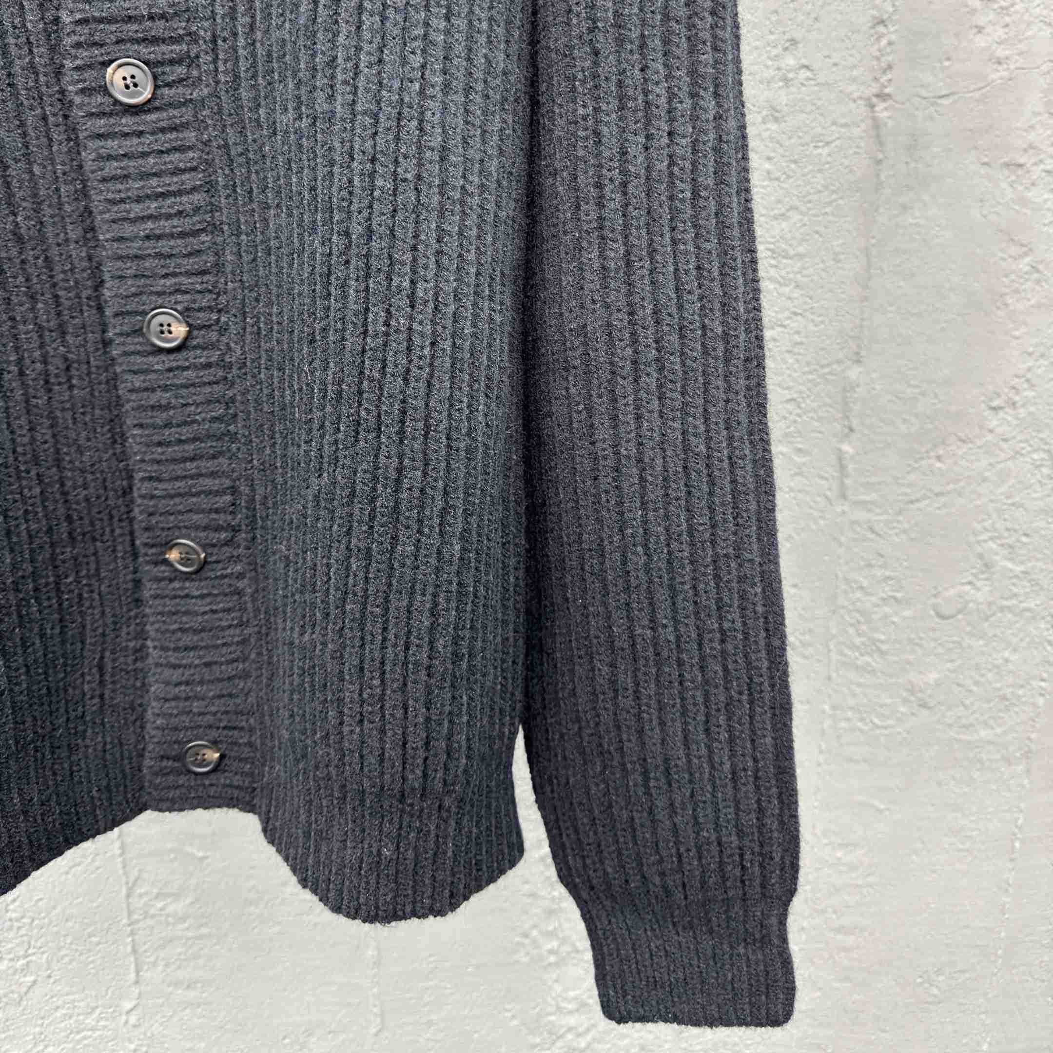 Prada Cashgora Button-Up Ribbed-Knitted Cardigan - EUR FASHION