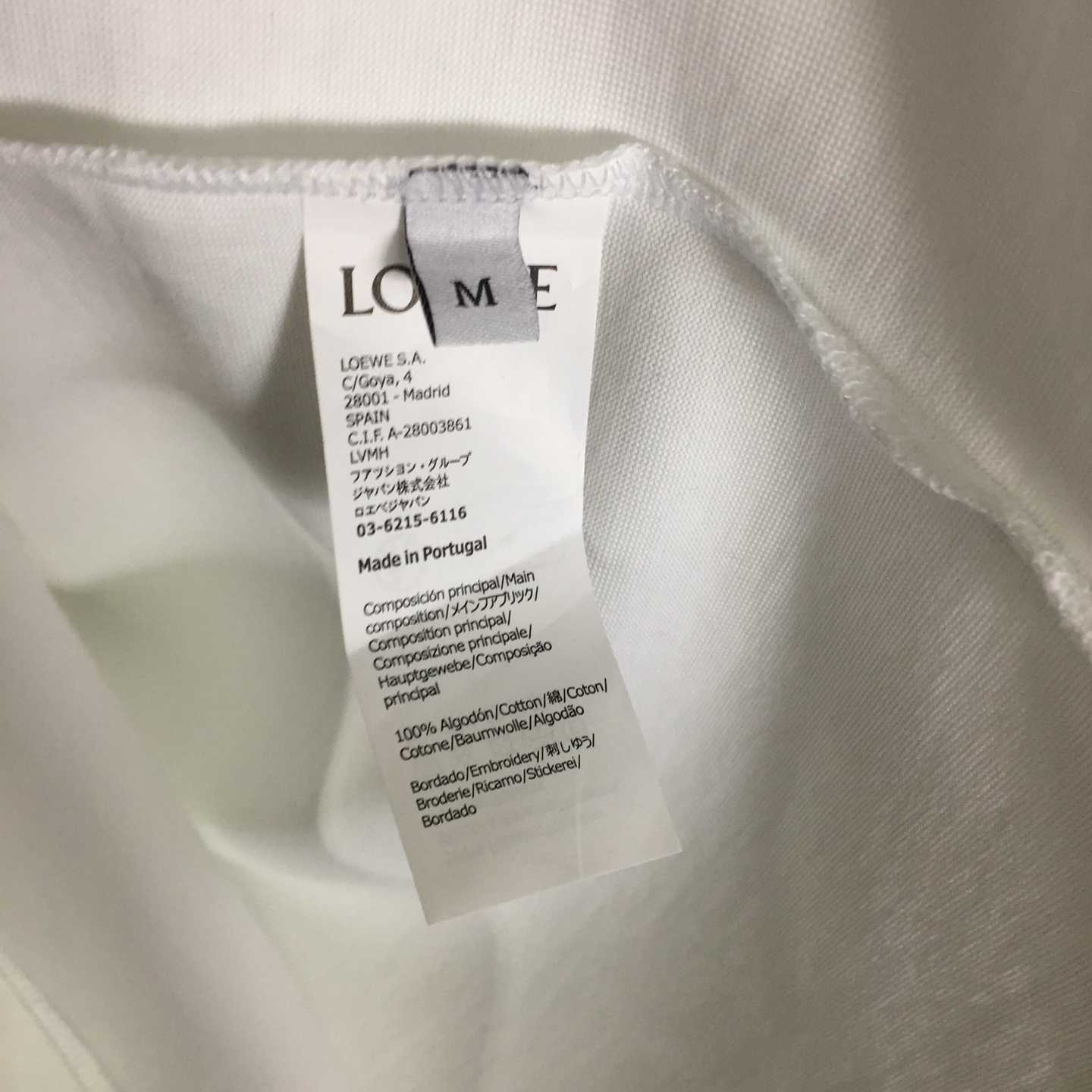 Loewe Loose Fit T-shirt In Cotton - EUR FASHION