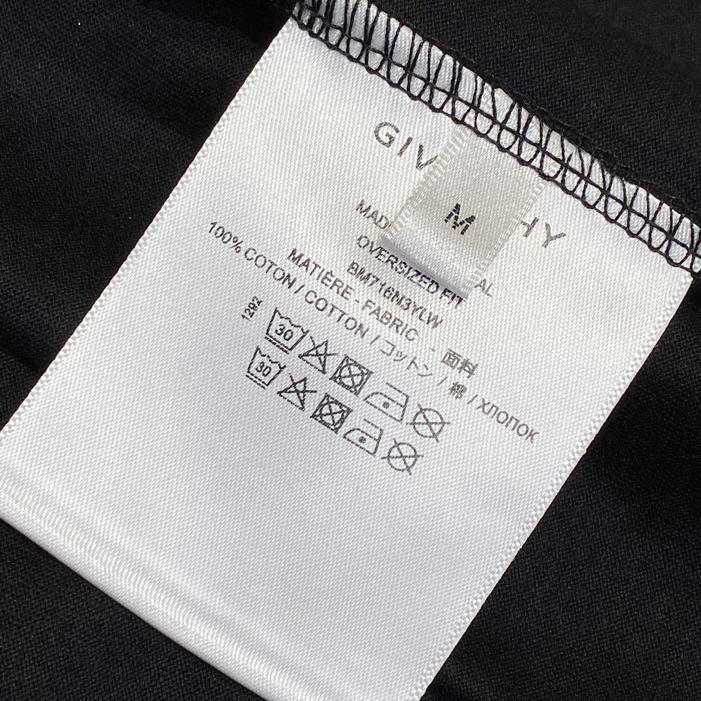 Givenchy T-shirt In Cotton With HG Embroidery - EUR FASHION