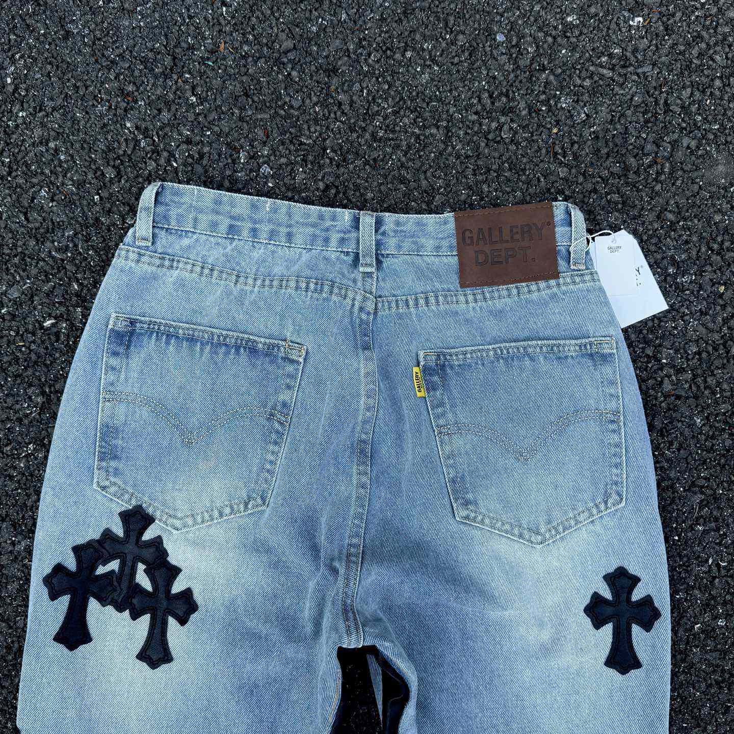 Chrome Hearts x Gallery Dept Cross Patch Flare Denim Jean - EUR FASHION