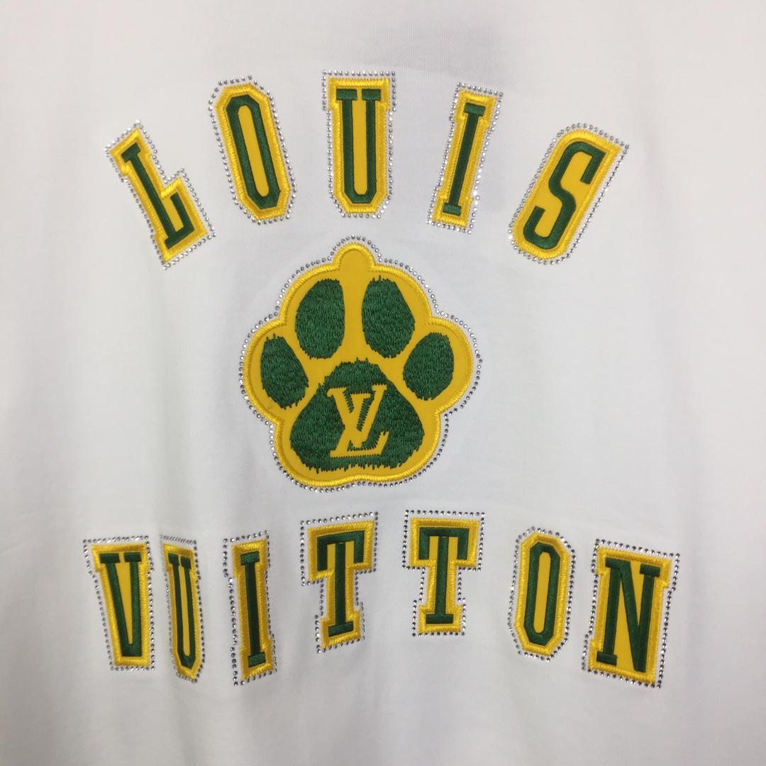Louis Vuitton Embellished Short-Sleeved Cotton Crewneck - EUR FASHION