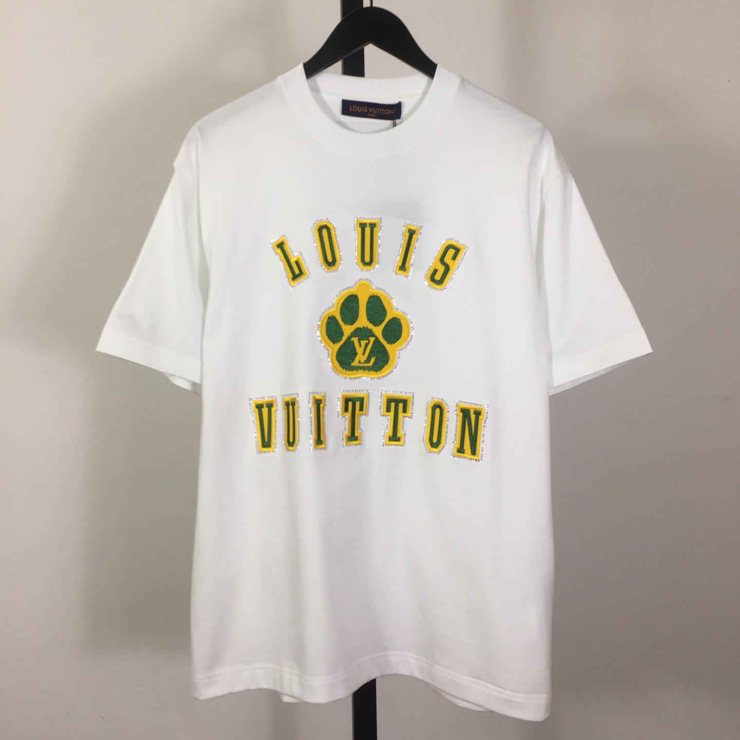 Louis Vuitton Embellished Short-Sleeved Cotton Crewneck - EUR FASHION