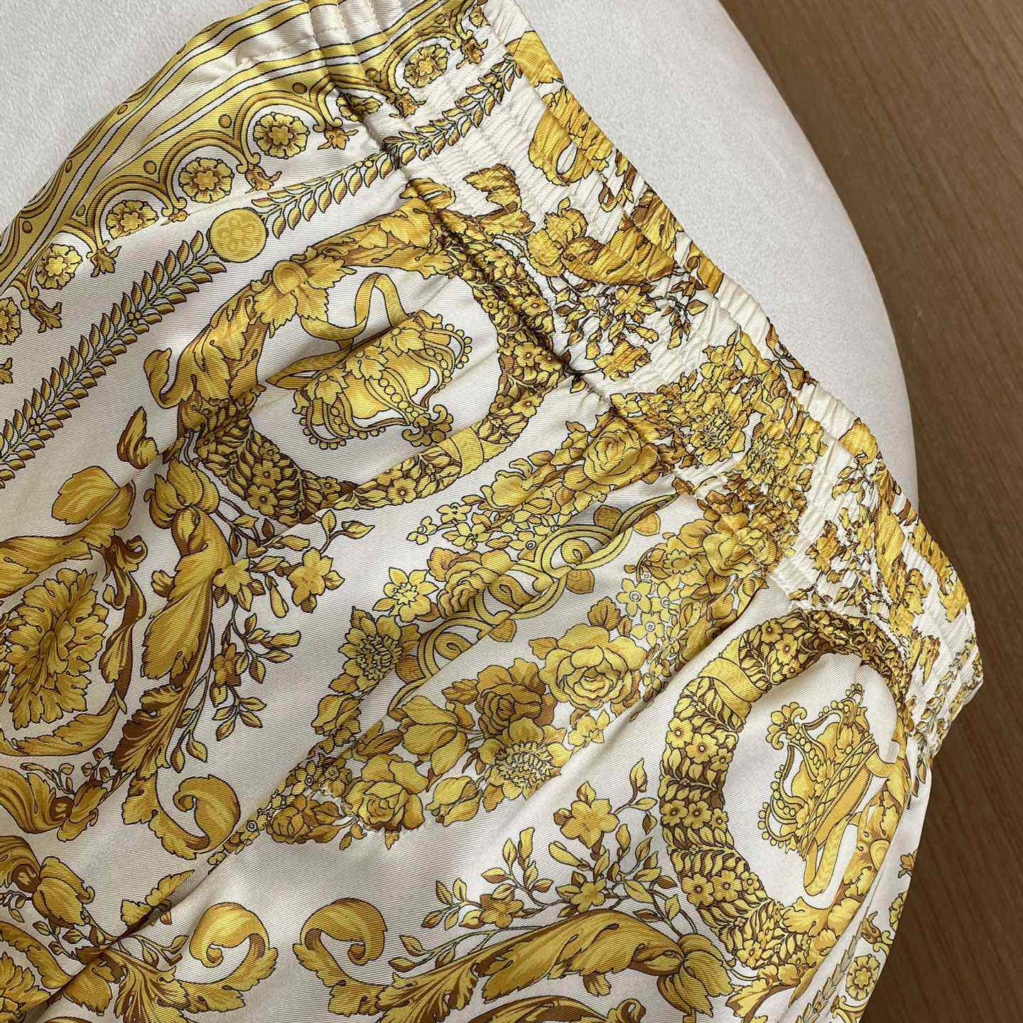 Versace Barocco Silk Shirt & Shorts  - EUR FASHION